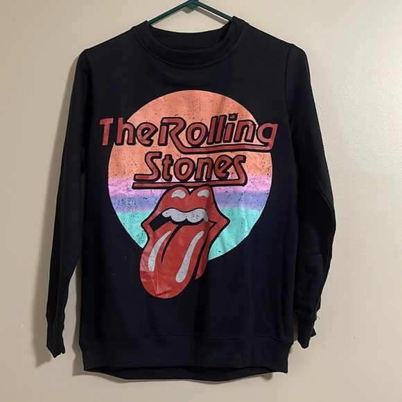 The Rolling Stones Sweatshirt New Sz XS - Picture 1 of 3